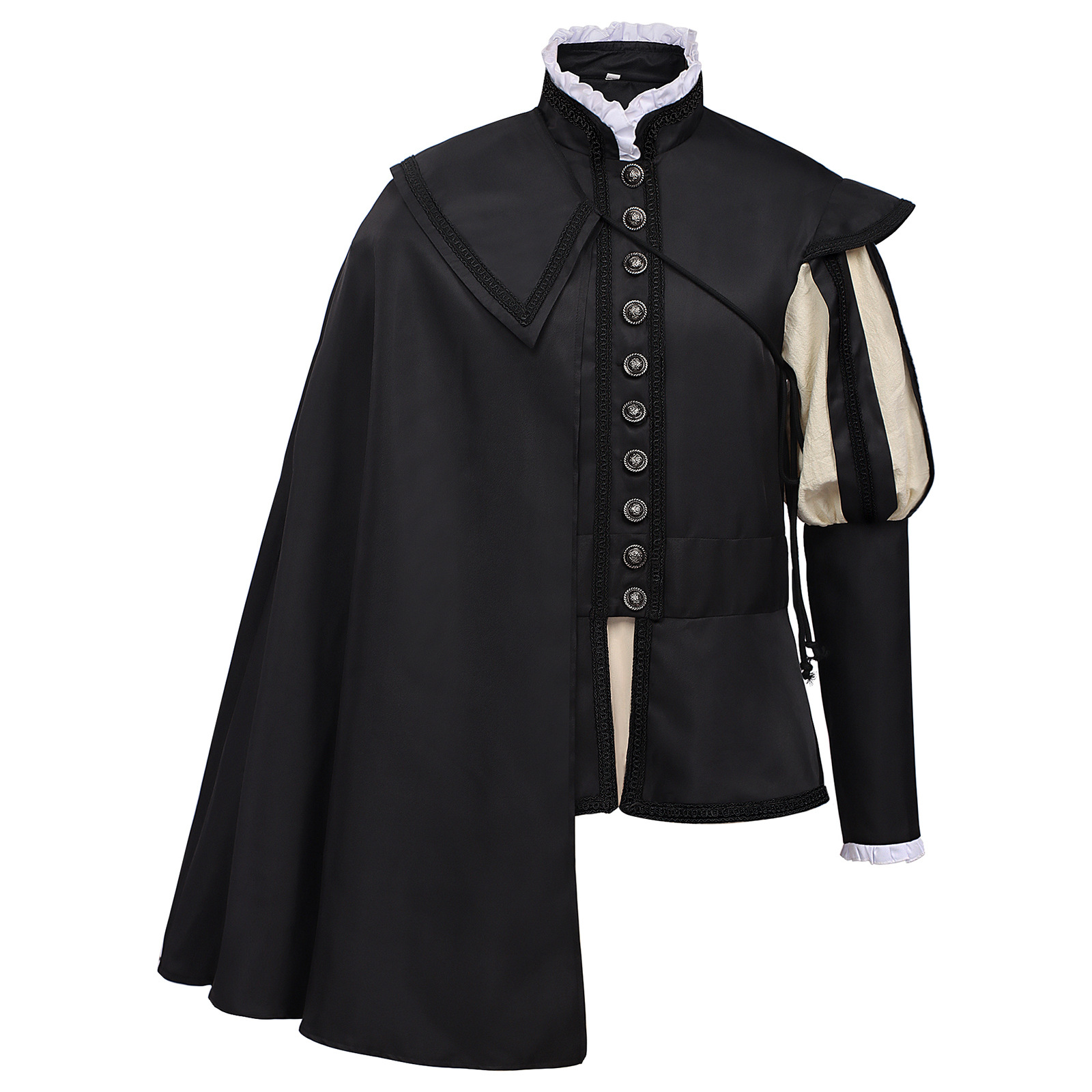 Tops - Costume d'Halloween pour homme médiéval, uniforme