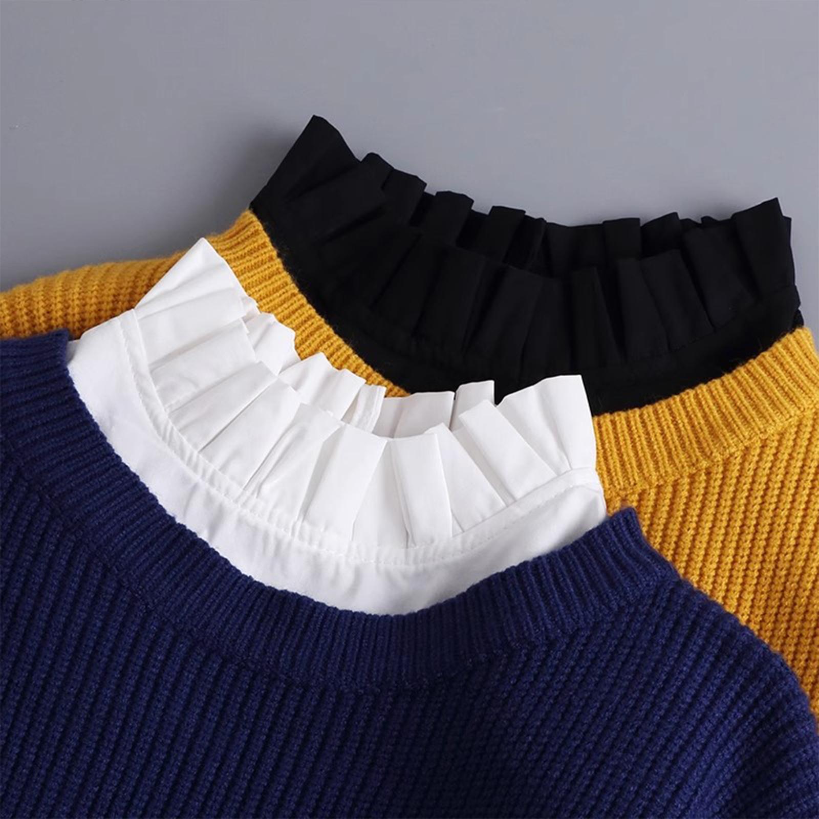 Blouses - Col décoratif polyvalent pour femmes, col