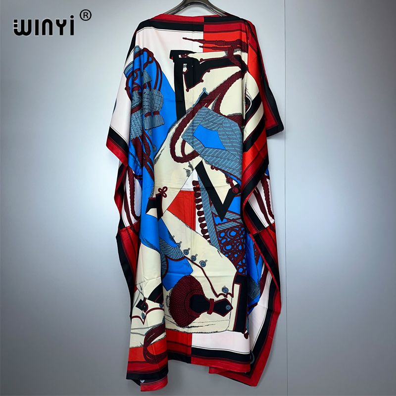 Boho Summer Beach Maxi Dress - WINYI été caftan femmes africaines Boho
