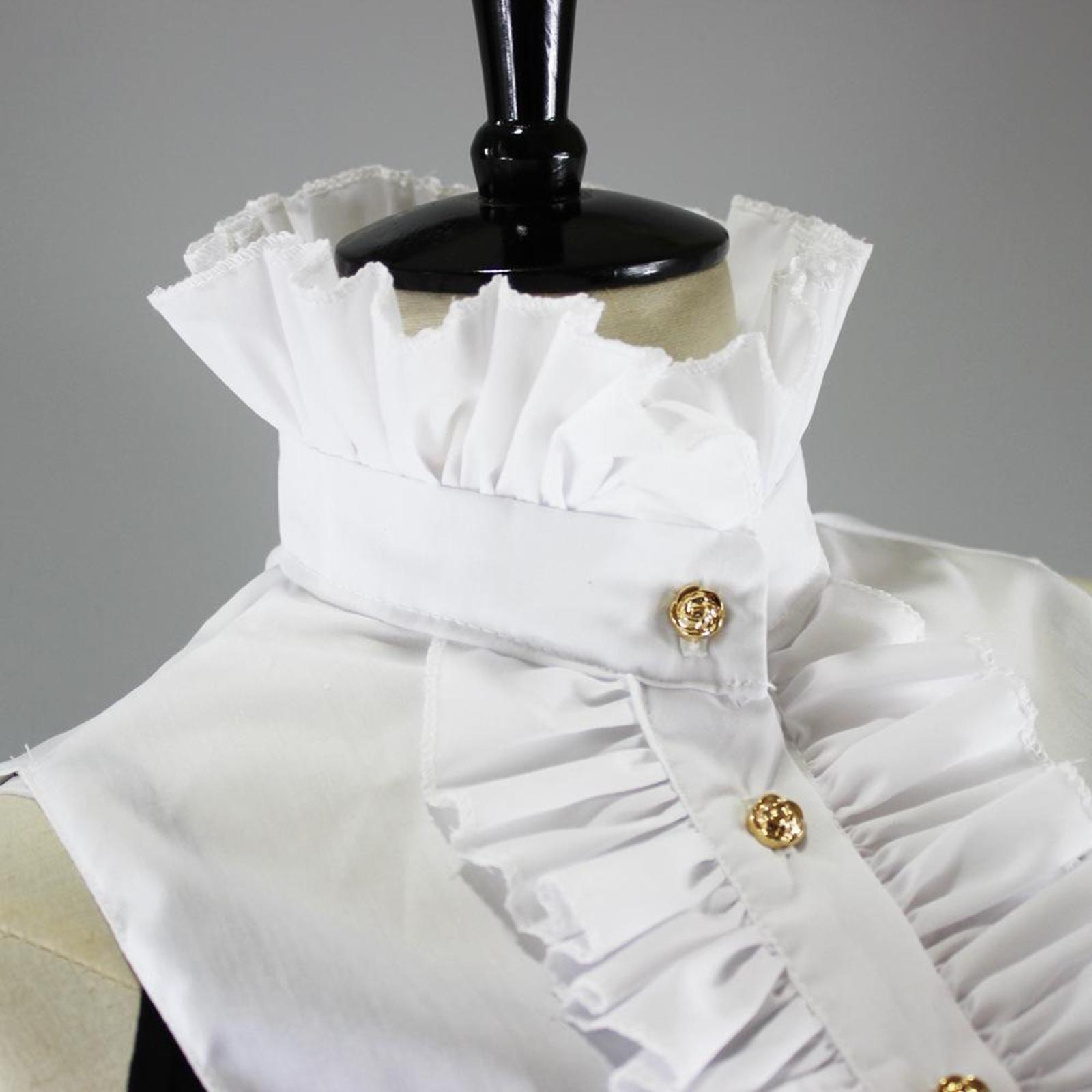 Col blanc en coton pour femme, - Blouses avis et prix