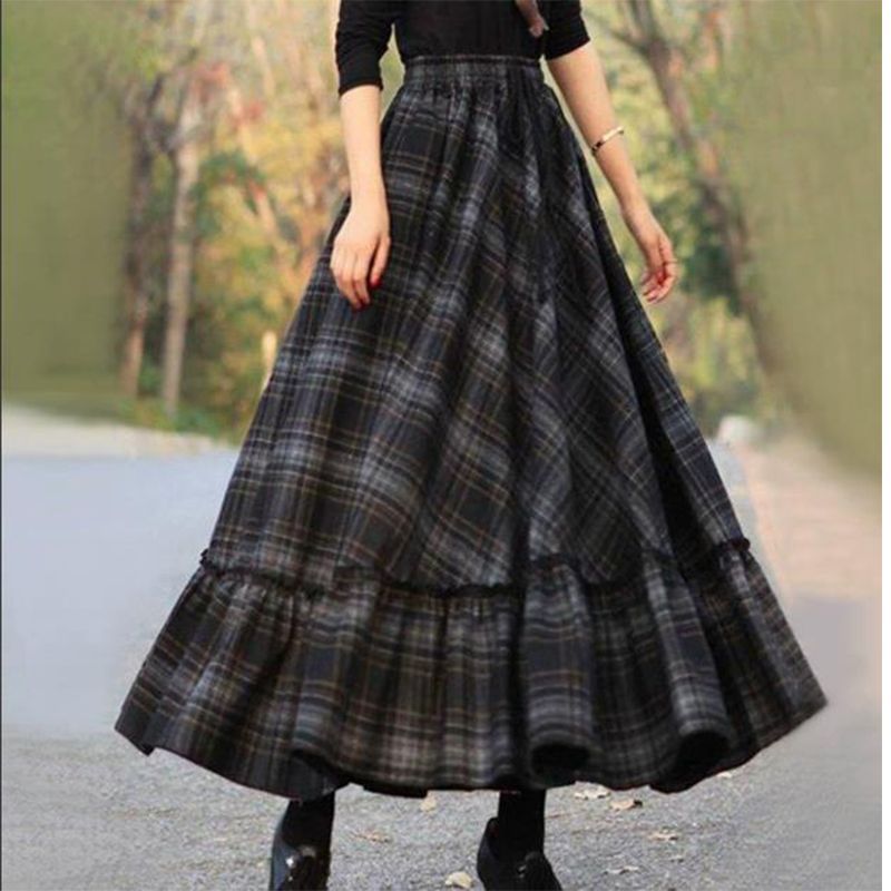 Jupe longue élégante pour femm - French Vintage Floral Midi Dress avis et prix