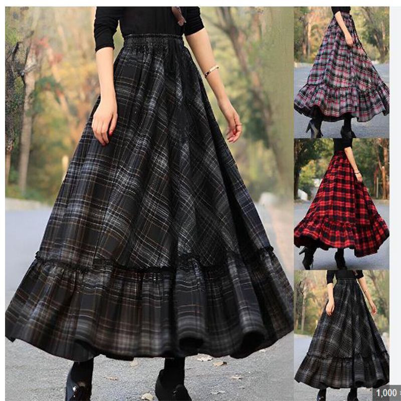 Jupe longue élégante pour femm - French Vintage Floral Midi Dress avis et prix