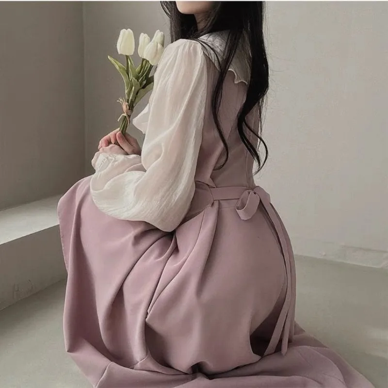 Robes à manches longues femmes - French Vintage Floral Midi Dress avis et prix