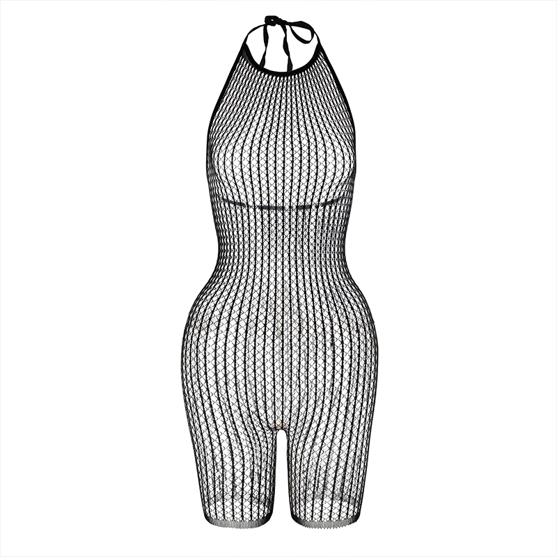 Robe moulante transparente en  - Sexy Mesh Sheer Bodycon Dress avis et prix
